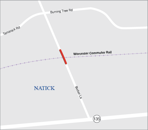 Natick: Superstructure Replacement, N-03-012, Boden Lane over CSX/MBTA 